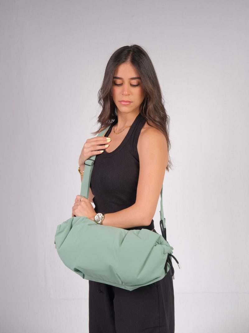 Zuri Medium String Bag - Light green - Image 2
